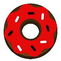 Donut Sticker by Pikes Peak