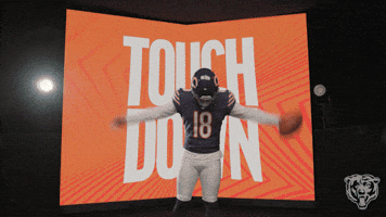 Touchdown Williams GIF by Chicago Bears