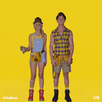 Point Up Channel 9 GIF by The Block