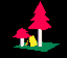 TheMetalEditor giphyupload art tree forest GIF