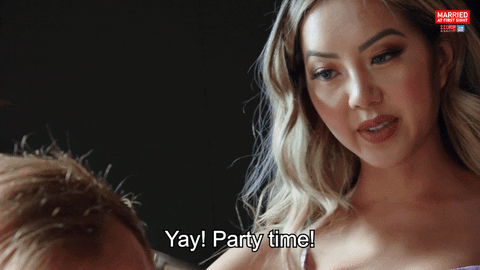 Party Reaction GIF by Married At First Sight