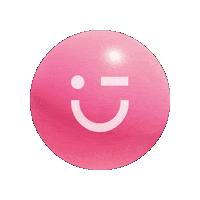 Happy Wink Sticker by Miniso Canada