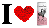 Red Wine Love Sticker by Archer Roose Wines