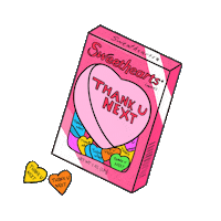 candy valentine Sticker by Leti Romano