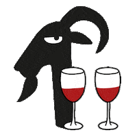 Cheers Wine Sticker by Vi Cabró Emendis