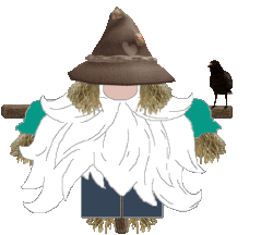 Gnome Scarecrow Sticker