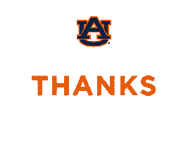 Thanksgiving Tigers Sticker by Auburn University