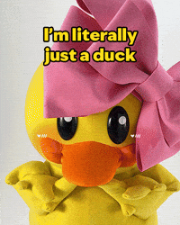Duck Blushing GIF by Bath & Body Works
