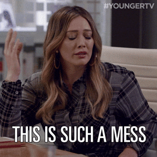 hilary duff mess GIF by YoungerTV
