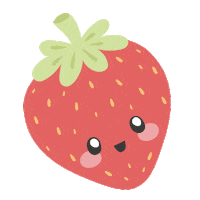 red fruit spring Sticker by laughlau