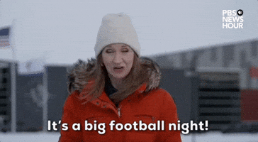 "It's a big football night!"