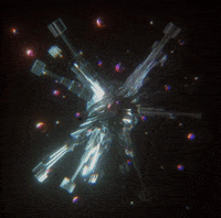 artbydaelok virus render chemistry cinema4d GIF
