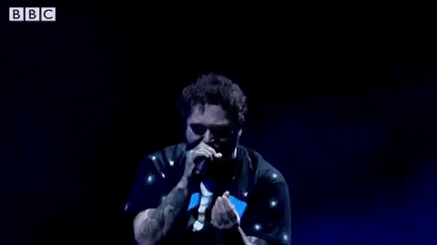 verityharris giphygifmaker post malone posty reading festival GIF
