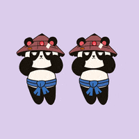 savages_io dancing savages goji dancing panda GIF