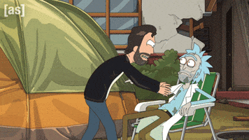 Rick And Morty Slap GIF by Adult Swim