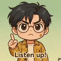 Warning Listen Up GIF by Persona