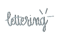 Lettering Wip Sticker