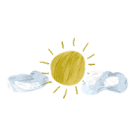 Sun Morning Sticker by katlyn boone