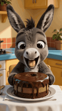 Hungry Cake GIF by Hugo El Burrito