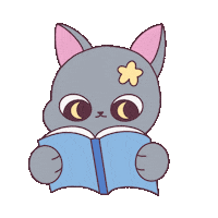 Happy Cat Sticker by Mira & Ink
