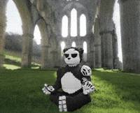 Robot Panda GIF by Endangered Labs
