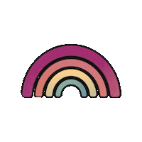 Rainbow Sticker by The Arcoíris Design Co