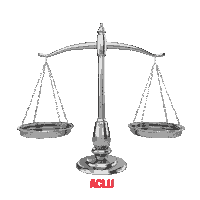 American Civil Liberties Union Justice Sticker by ACLU