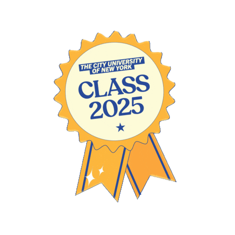 Graduation Cuny Sticker by The City University of New York