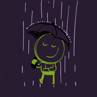 Happy Rainy Day GIF by Lwski