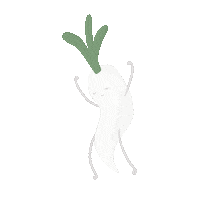 hhillustrator dance danceing raddish hhillustrator Sticker