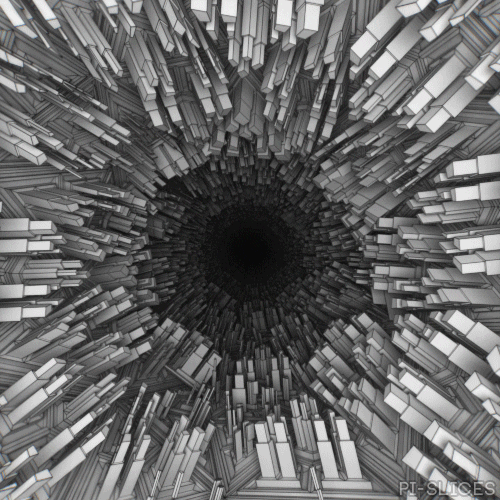Black And White Art GIF by Pi-Slices