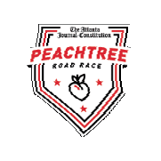 Peachtree Road Race Running Sticker by Atlanta Track Club