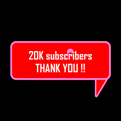 20K Thank You GIF