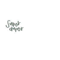 BlooberryBoutique colorful super mint super duper Sticker