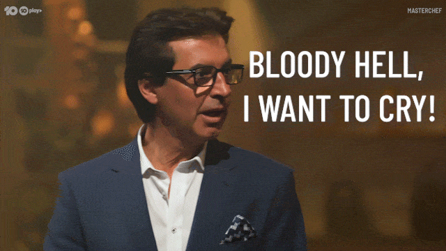 Australia I Want To Cry GIF by MasterChefAU