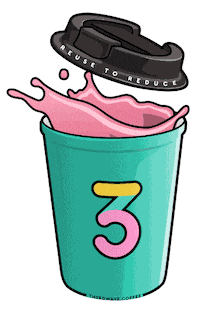 Pink Coffee Sticker by Th3rd Wave