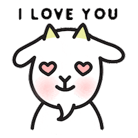 jinsdesk goat jinsdesk Sticker