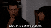 knocking max greenfield GIF by New Girl