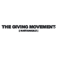 givingmovement tgm thegivingmovement givingmovement the giving movement Sticker