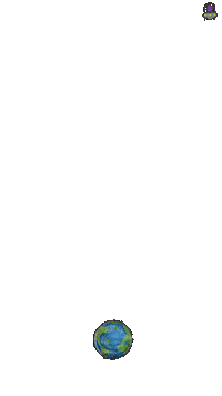 Alien Abduction Earth Sticker