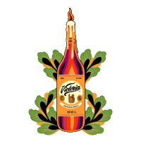 Day Of The Dead Beer Sticker by Cerveza Victoria