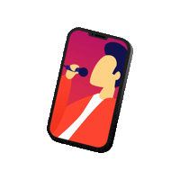 Tixr live phone concert event Sticker