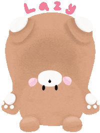 Sleepy Bear Sticker