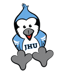 johnshopkinsu baby jay hopkins jhu Sticker