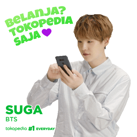 Suga Sticker by Tokopedia