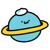 Cream Otter Sticker by 大白丸丸(daibai maru)