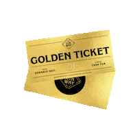 TheGinWay gin golden ticket goldenticket ginbox Sticker