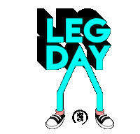 santuariostudio workout legday santuario santuariostudio Sticker