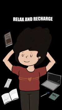 Fabillustraits work holiday relax vacation GIF