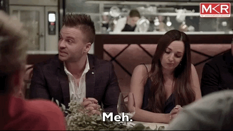 bianca whatever GIF by My Kitchen Rules